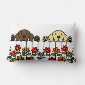 ラブラドールデュオウォッチングユーランバーピロー ランバークッション (正面)