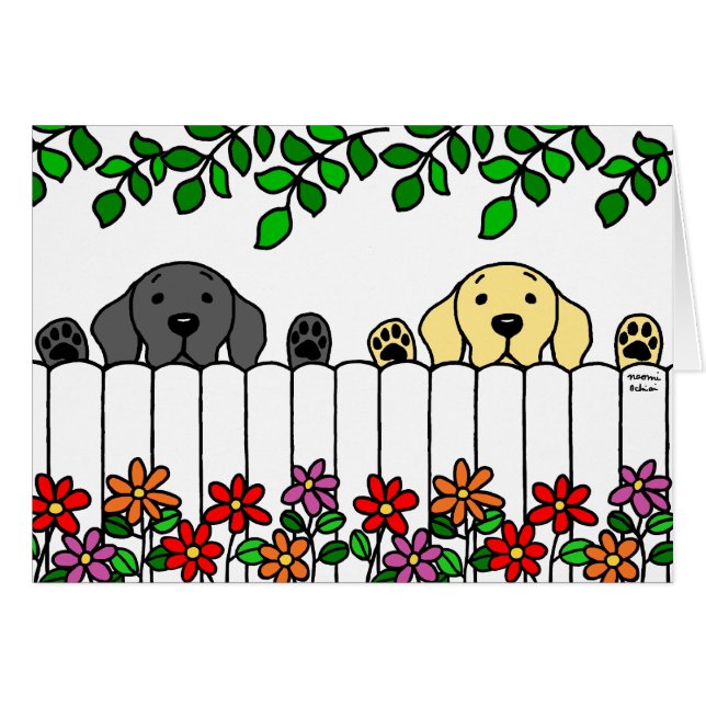 ラブラドールデュオウォッチング (正面横)