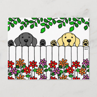 ラブラドールデュオウォッチング ポストカード