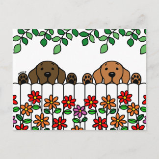 ラブラドールデュオウォッチンユーポストカード ポストカード