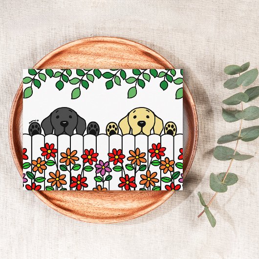 ラブラドールデュオウォッチンユーポストカード ポストカード