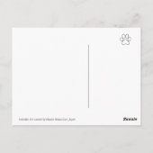 ラブラドールデュオウォッチンユーポストカード ポストカード (裏面)