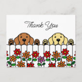 ラブラドールデュオ応援ありがとうポストカード ポストカード (正面)