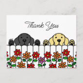 ラブラドールデュオ応援ありがとうポストカード ポストカード (正面)