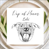 ラブラドールドカスタムッグスケッチ結婚ズ 縁ありカクテルナプキン