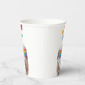 ラブラドールドッグとハートバレンタインデー 紙コップ (右)