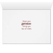 ラブラドールドッグカントリーフラワーズ誕生日 (内部横(下))