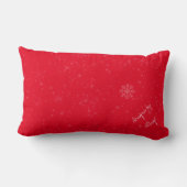 ラブラドールドッグクリスマスキュートフェスティバル装飾用クッション ランバークッション (裏面)