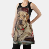 ラブラドールドッグクリスマスフェスティバル エプロン (インサイチュ)