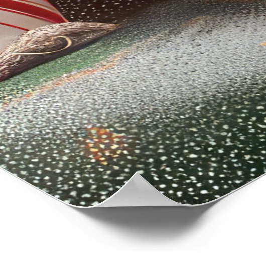 ラブラドールドッグクリスマスフェスティバル ポスター (角)