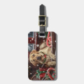 ラブラドールドッグクリスマスフェスティバル ラゲッジタグ (正面縦)