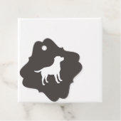 ラブラドールドッグテーマベビーシャワー男女兼用 フェイバータグ (インサイチュ)