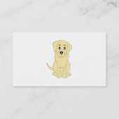 ラブラドールドッグデザイン搭乗ケネル 名刺 (裏面)