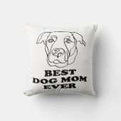 ラブラドールドッグパーソナライズされたクリスマスプレゼント クッション (正面)