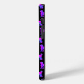 ラブラドールドッグピンクブルーシルエットモノブラック Case-Mate iPhoneケース (裏面 / 左)