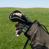 ラブラドールドッグブラックパーソナル ゴルフヘッドカバー (インサイチュ)