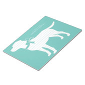 ラブラドールドッグブラックラボパピー ノートパッド (アングル)