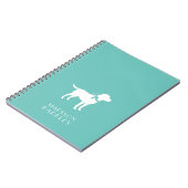 ラブラドールドッグブラックラボパピー ノートブック (左側)