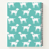 ラブラドールドッグブラックラボパピー ノートブック (裏面)