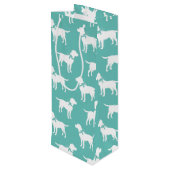 ラブラドールドッグブラックラボパピー ワインギフトバッグ (裏面アングル)