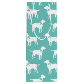 ラブラドールドッグブラックラボパピー ワインギフトバッグ (裏面)