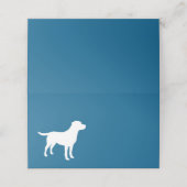 ラブラドールドッグベイビーシャワーブルーボーイラボ プレイスカード (外部開封)