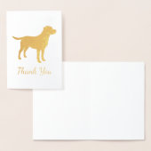 ラブラドールドッグベイビーシャワーブルーボーイラボ 箔カード (ディスプレー)