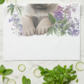 ラブラドールドッグママフローラ キッチンタオル (折り畳み)