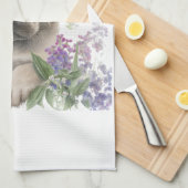 ラブラドールドッグママフローラ キッチンタオル (四つ折り)