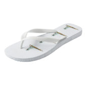 ラブラドールドッグ葉インビーチサンダル ビーチサンダル (アングル)