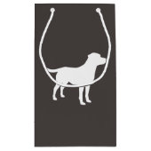 ラブラドールドッグ赤ちゃんシャワーラボグレ男女兼用イ スモールペーパーバッグ (裏面)