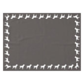 ラブラドールドッグ赤ちゃんシャワーラボグレ男女兼用イ テーブルクロス (正面(横))