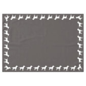 ラブラドールドッグ赤ちゃんシャワーラボグレ男女兼用イ テーブルクロス (正面(横))