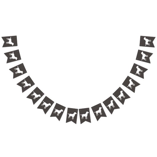 ラブラドールドッグ赤ちゃんシャワーラボグレ男女兼用イ バンティングフラッグ (全)