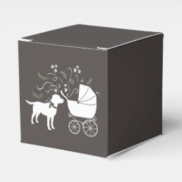 ラブラドールドッグ赤ちゃんシャワーラボグレ男女兼用イ フェイバーボックス