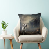 ラブラドールハロウィンホラー クッション (椅子)