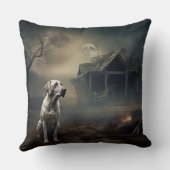 ラブラドールハロウィンホラー クッション (裏面)