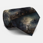 ラブラドールハロウィンホラー ネクタイ (ロール)