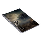 ラブラドールハロウィンホラー ノートブック (右側)