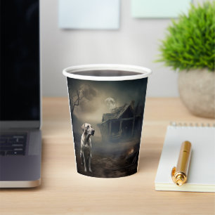 ラブラドールハロウィンホラー 紙コップ