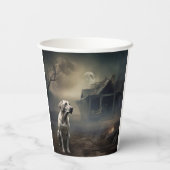 ラブラドールハロウィンホラー 紙コップ (裏面)