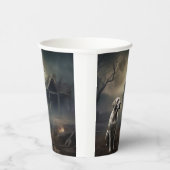 ラブラドールハロウィンホラー 紙コップ (右)