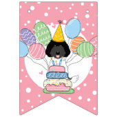 ラブラドールバースデーパーティーバンティングフラッグ バンティングフラッグ (第1の旗)