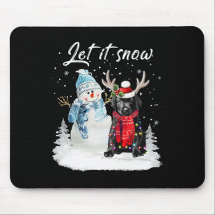 ラブラドールパップサンタドッグクリスマス雪だるまクリスマスパハ マウスパッド