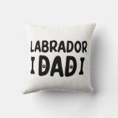 ラブラドールパパおもしろい犬引用文 クッション (裏面)