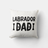 ラブラドールパパおもしろい犬引用文 クッション (正面)
