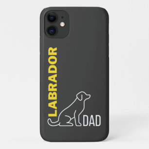 ラブラドールパパ、犬のパパギフト、ラブラドールレトリエバードッグ iPhone 11 ケース