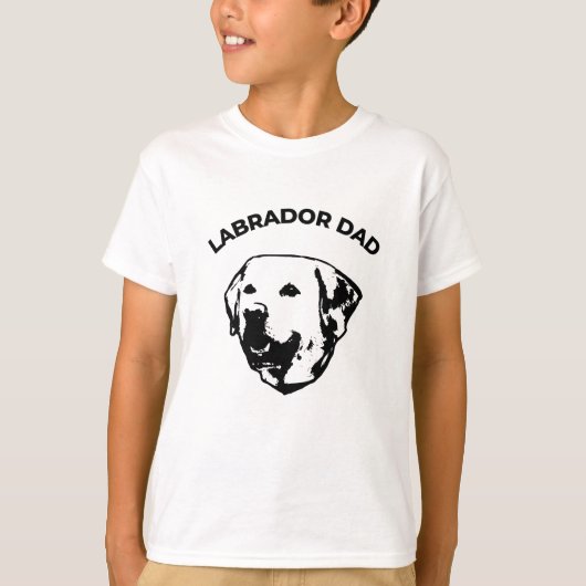 ラブラドールパパTシャツ Tシャツ (正面)