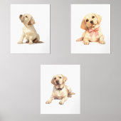 ラブラドールパピーアート、ラブラドールウォールアート (正面)