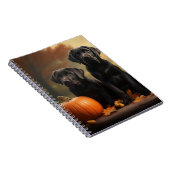 ラブラドールパピーオータムデライトカボチャ ノートブック (右側)